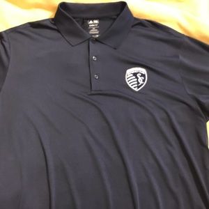 Adidas Sporting KC Climalite Polo XXL